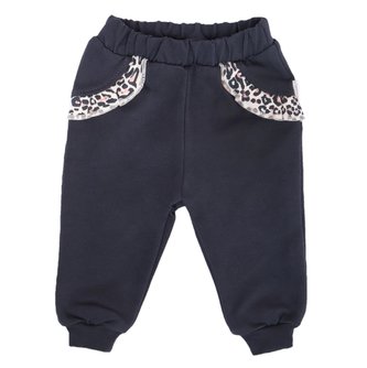 Mamatti Dětské tepláčky s kapsami, Gepardík, granátové, vel. 92; 92 (18-24m)