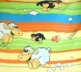 NELLYS Rovný mantinel  - Barevné ovečky