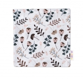 Mini flanelová plenka Louka, Baby Nellys, béžová/bílá