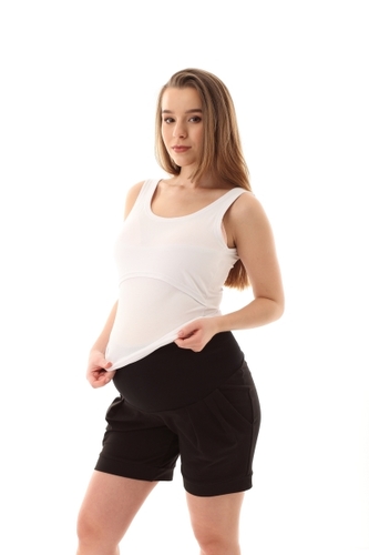 Gregx Těhotenské kraťasy DURO - černé, vel. XXXL