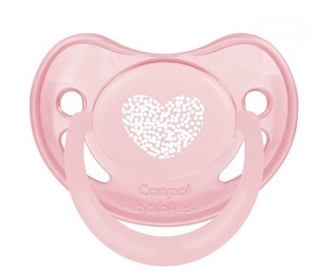 Dudlík Canpol Babies - Pastel 6-18m - růžový