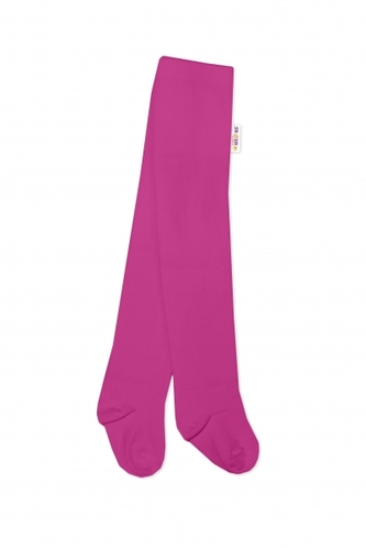 Baby Nellys Dětské punčocháče bavlněné - amarantové, vel. 92/98; 92-98 (18-36m)