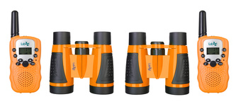 Sada vysílaček a binokulárních dalekohledů LEVENHUK LabZZ WTT10, Orange Sada vysílaček a binokulárních dalekohledů LEVENHUK LabZZ WTT10, Orange