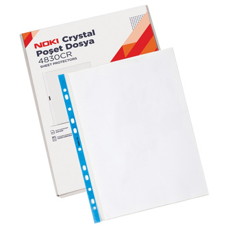 Noki, U-kapsa rozšířená, PP, A4, transparentní