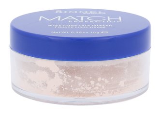 Rimmel London Match Perfection Pudr 10 g 001 Transparent pro ženy