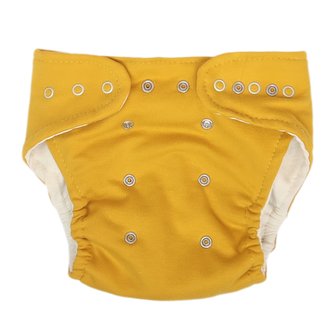 Mamatti Látková plenka EKO sada - kalhotky + 2 x plenka, Mýval, vel. 5 - 14 kg hořčicová; 5 - 14 kg