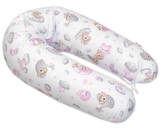Kojící polštář/relaxační poduška Baby Nellys, EPS kuličky, Dreams Koala, růžový