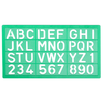 Linex, Šablona 8530, písmena 30 mm