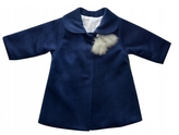 Elegantní přechodový kabátek, granátový, vel. 68; 68 (3-6m)