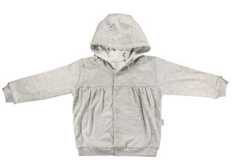 Mamatti Mikinka Baletka - zapínání uprostřed, sv. šedá, vel. 98; 98 (2-3r)