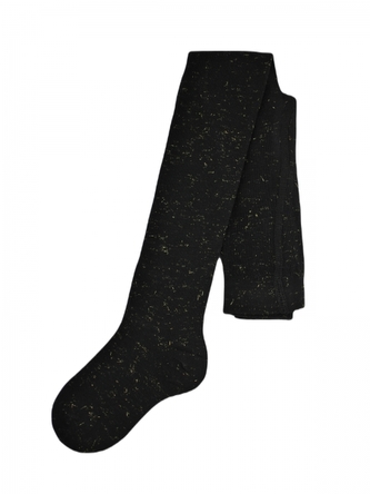 Dětské punčocháče se zlatým vláknem, Noviti, černé, vel. 80/86; 80/86 (12-18m)