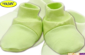 Botičky/ponožtičky BAVLNA - sv. zelené/pistacie