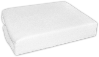 Froté prostěradlo do postele Frotti 160x80 - bílé; 160x80