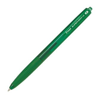 Pilot, Kuličkové pero SuperGrip-G, 0.7, (F) tenký, zelená
