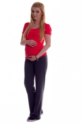 Be MaaMaa Těhotenské tepláky - grafit, vel. M; M (38)