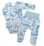 Baby Nellys 2-dílná sada, body dl.rukáv zap. bokem + polodupačky Krokodýl Eda; 52 (0-1m)