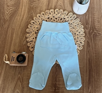 Kojenecké polodupačky Mamatti, Dino park - modré, vel. 68; 68 (3-6m)