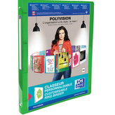 Oxford, Prezentační pořadač, 4 kroužkový, PP, A4, zelená