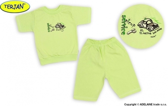 Dětské pyžámko Terjan - sv. zelené/pistaciové; 80 (9-12m)