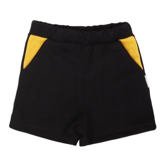 Mamatti Bavlněné kraťásky Mýval - černé; 74 (6-9m)