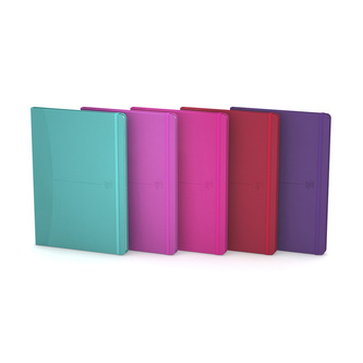 Oxford, Zápisník Signature, 80 listů, 9x14, linkovaný, mix dámských barev