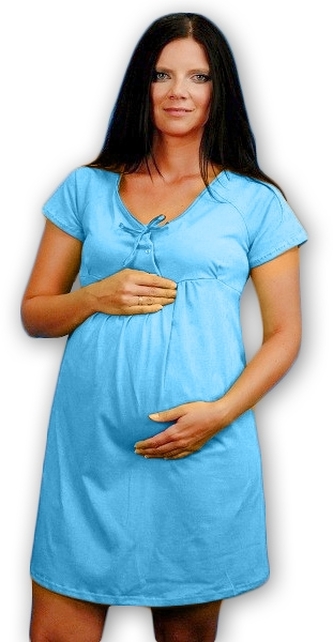 Be MaaMaa Noční košilka - modrá Be MaaMaa Noční košilka - modrá