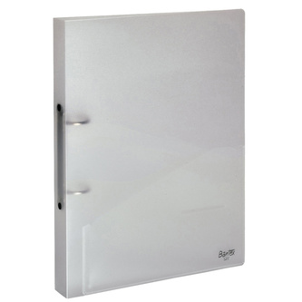 Bantex, Kroužkový pořadač, 2 kroužkový, PP, A4, Transparentní