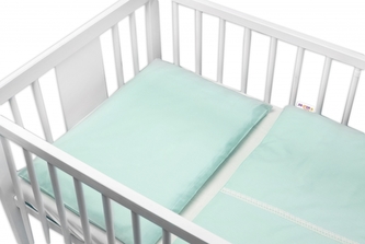 Luxusní 2-dílné bavlněné povlečení - Royal Baby - mátové; 120x90