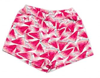 Dívčí kraťasy s kapsami, bavlna Melouny, Mrofi, růžové,vel. 86; 86 (12-18m)