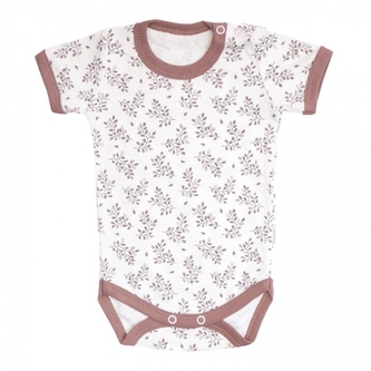 Mamatti Dětské body kr. rukáv, Happy - bílá s potiskem, vel. 86; 86 (12-18m)