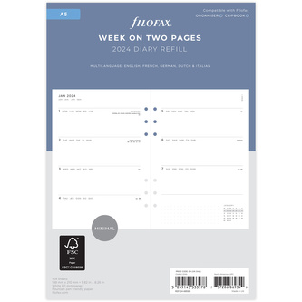 Filofax, Diářový set Minimal 2024, A5