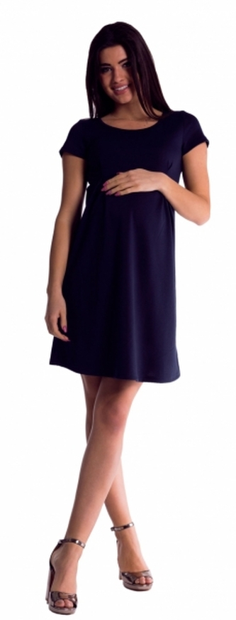 Be MaaMaa Těhotenské šaty - granát; M (38)