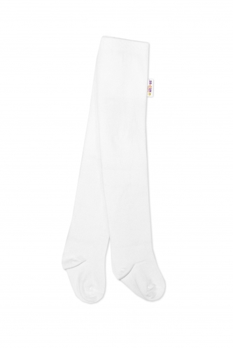 Dětské punčocháče bavlněné Baby Nellys - bílé, vel. 104/110; 104/110 (3-5r)