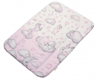 Přebalovací podložka 50x70 cm, bavlna, Teddy on the sky, Baby Nellys, růžová