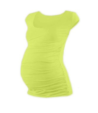 JOŽÁNEK Těhotenské triko mini rukáv Johanka- sv. zelená,  vel. M/L; M/L JOŽÁNEK Těhotenské triko mini rukáv Johanka- sv. zelená,  vel. M/L; M/L