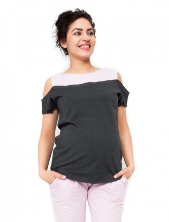 Be MaaMaa Těhotenské triko Kira, vel. L