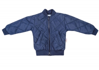 Baby Nellys Kojenecká prošívaná přechodová bunda, granátová; 56 (1-2m)