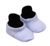 Baby Nellys Botičky/ponožtičky,Little prince  bavlna  - modro/černé; 56-68 (0-6 m)