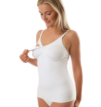 Kojící komfortní košilka bílá, vel. M, BabyOno