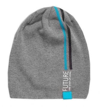 Jarní, podzimní čepice FUTURE, světle šedá, 40-46 cm