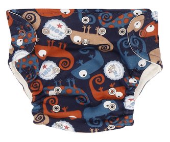 Mamatti Látková plenka EKO sada - kalhotky + 2 x plenka, vel. 5-14 kg, Chameleon; 5 - 14 kg