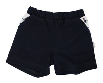 Kojenecké bavlněné kalhotky, kraťásky Mamatti Maják - granátové, vel. 104