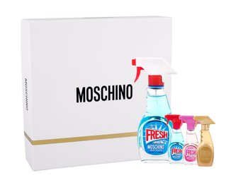 Moschino Fresh Couture toaletní voda 50 ml + toaletní voda 5 ml + toaletní voda Fresh Couture Pink 5 ml + parfémovaná voda Fresh Couture Gold 5 ml