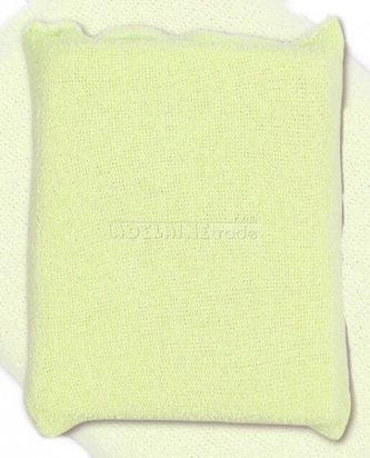 Houbička na mytí s froté obalem - zelená