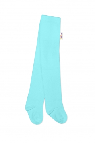 Baby Nellys Dětské punčocháče bavlněné - světle modré, vel. 80/86; 80/86 (12-18m)