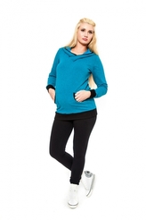 Těhotenské kalhoty  Be MaaMaa - KALI černé;  S (36)