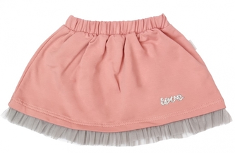 Mamatti Dětská bavlněná sukně, New minnie - pudrová, 98/104