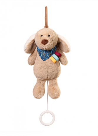 Plyšová hrající hračka DOG WILLY, BabyOno, béžový
