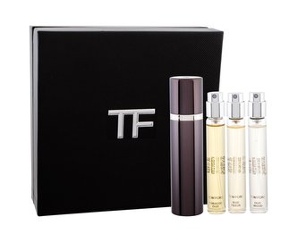 TOM FORD Oud Wood parfémovaná voda 10 ml + parfémovaná voda Tobacco Oud 10 ml + parfémovaná voda Oud Fleur 10 ml + ozdobný flakon