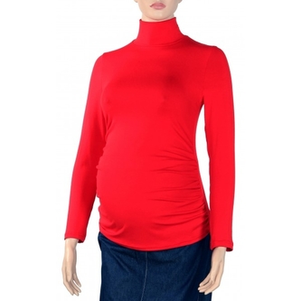 Gregx Těhotenská halenka dl. rukáv ZOLA červená, vel. XL/XXL; XL/XXL